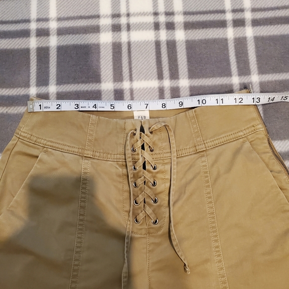 Gap High Rise Wide Leg Crop Chinos Pant Petite - Picture 6 of 8